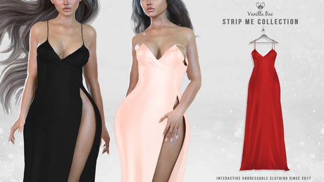 Second Life Marketplace - *Vanilla Bae* Vani Long Dress - Red Pack